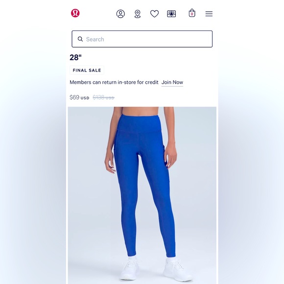 LULULEMON LEGGINS NO NEW (PREOWNED) - Picture 5 of 5